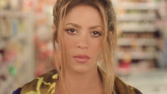 La chanteuse Shakira semble verser des larmes sur la rupture de son mariage avec la star du football espagnol Gerard Pique dans son dernier clip vidéo. © JLPPA/Bestimage