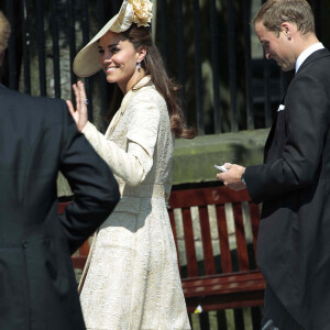 Le prince William et Kate Middleton - Mariage de Zara Phillips et Mike Tindall, 30 juillet 2011 à Edimbourg