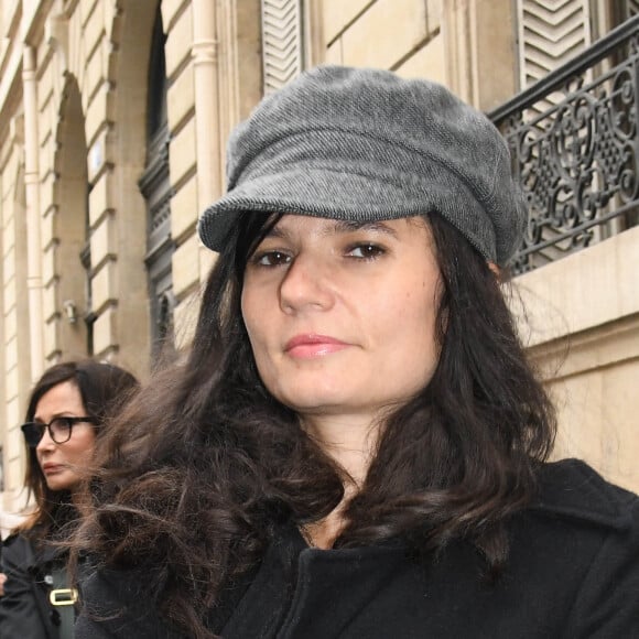 Salomé Lelouch - Obsèques de Charles Gérard en la cathédrale arménienne Saint-Jean-Baptiste de Paris. Le 26 septembre 2019