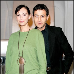 Mathilda May et Philippe Kelly - Soirée 'One & Only' au musée Baccarat. © Guillaume Gaffiot/ Bestimage