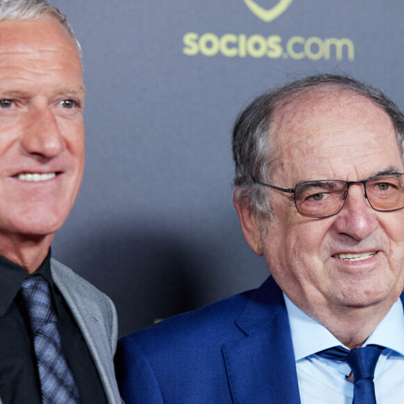 Didier Deschamps, Noël Le Graët - Photocall de la 66ème cérémonie du Ballon d'Or au Théâtre du Chatelet à Paris le 17 octobre 2022. © Cyril Moreau/Bestimage