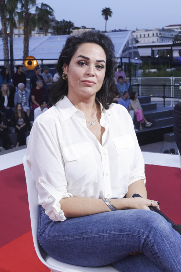 Lola Dewaere - L'équipe du film "Le petit Nicolas : qu'est-ce qu'on attend pour être heureux" sur le plateau de l'émission "Spéciale Cannes", présentée par D.Burki et diffusée sur Culture Box. Le 20 mai 2022 © Jack Tribeca / Bestimage