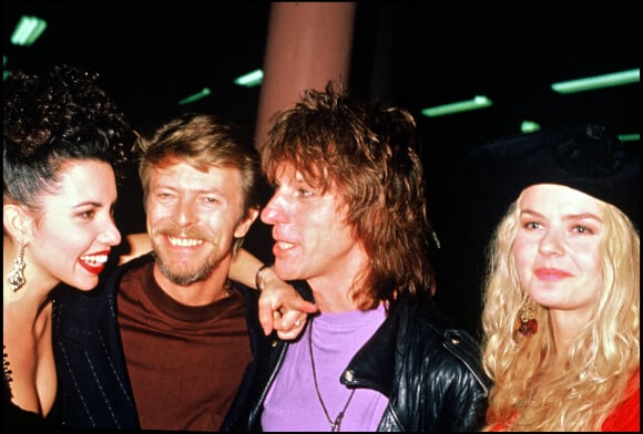 Archives - David Bowie et Jeff Beck en 1987.