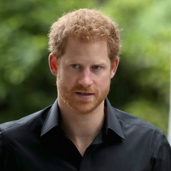 Le prince Harry reçoit l'équipe du Royaume Uni sélectionnée pour les Invictus Game de Toronto 2017 au Plaisterers Hall à Londres le 30 mai 2017. 