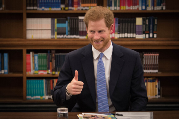 Le prince Harry assiste à une réunion à l'école d'Hygiène et de Médecine tropicale à Londres, le 10 juillet 201, ayant pour thème le combat des questions de santé les plus urgentes dans la monde. 