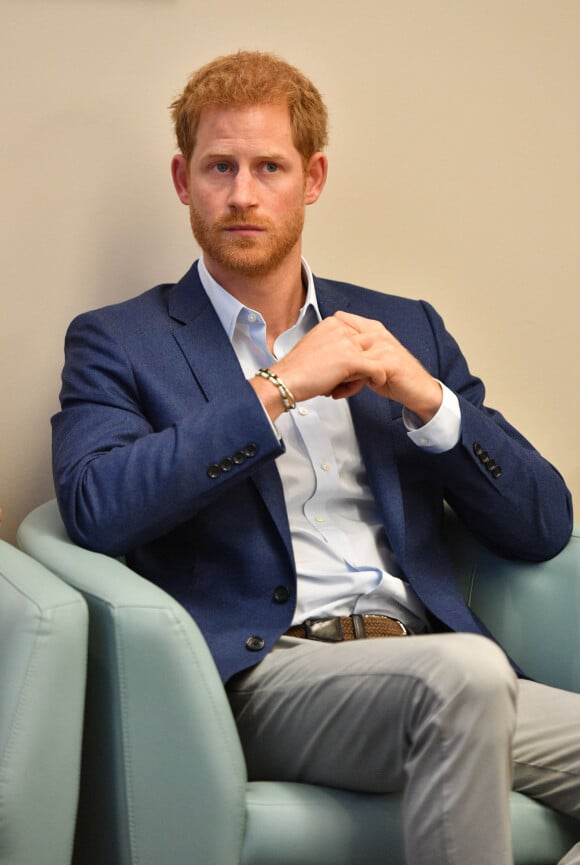 Le prince Harry visite le centre CAMH de Toronto le 23 septembre 2017. 