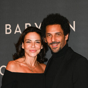 Tomer Sisley et sa femme Sandra à la première du film "Babylon" au cinéma Le Grand Rex à Paris, France, le 14 janvier 2023. © Coadic Guirec/Bestimage 