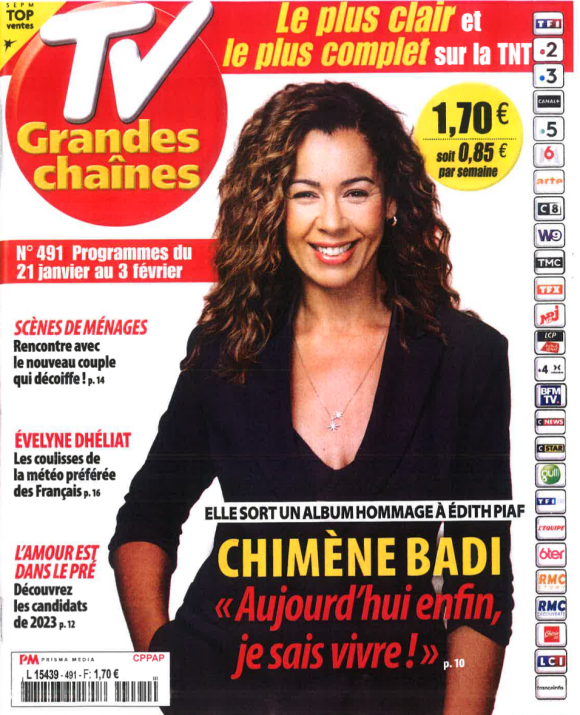 TV Grandes Chaines, édition du 15 janvier 2023