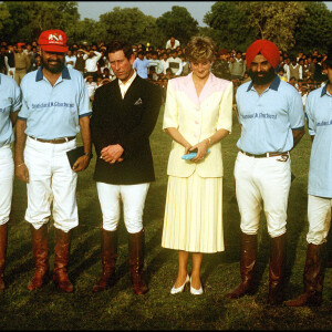 Le Prince Charles et Lady Diana en Inde en 1992.