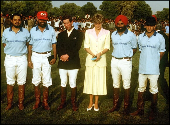 Le Prince Charles et Lady Diana en Inde en 1992.