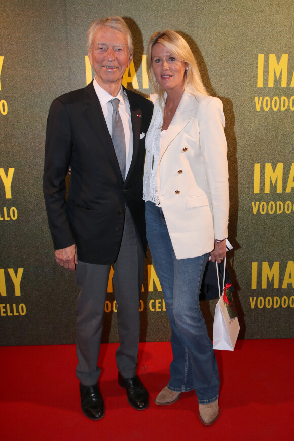 Exclusif - Jean-Claude Narcy et Alice Bertheaume - Photocall des personnalités au spectacle événement de la chanteuse Imany "Voodoo Cello" au Grand Rex à Paris. © Bertrand Rindoff / Bestimage