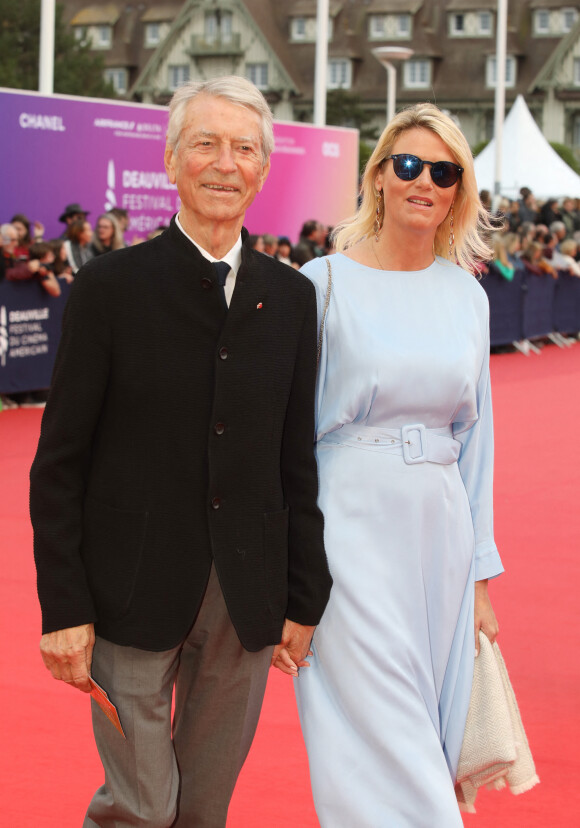 Jean-Claude Narcy et Alice Bertheaume à la première de "Music of My Life", suivi d'un hommage rendu aux 25 ans de la compétition lors du 45ème Festival du Cinéma Américain de Deauville, le 7 septembre 2019. © Denis Guignebourg/Bestimage