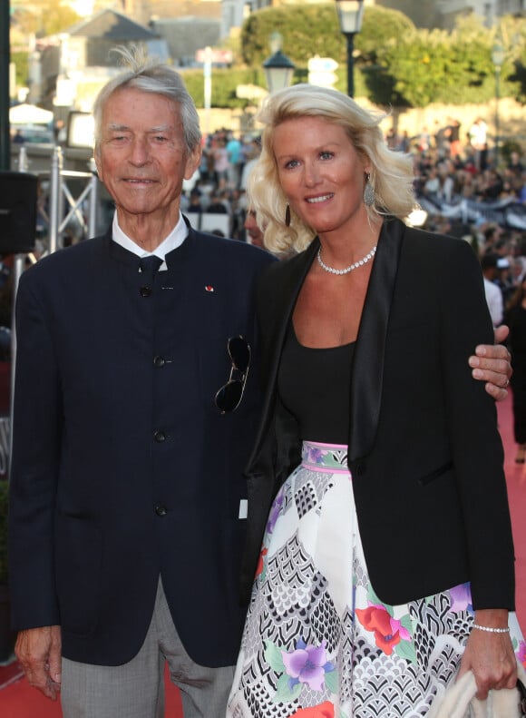 Jean-Claude Narcy et Alice Bertheaume - Clôture du 29ème Festival du Film de Dinard le 29 septembre 2018. © Denis Guignebourg/Bestimage