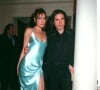 Carla Bruni et Arno Klarsfeld au défilé de mode haute couture printemps/été en 1995.