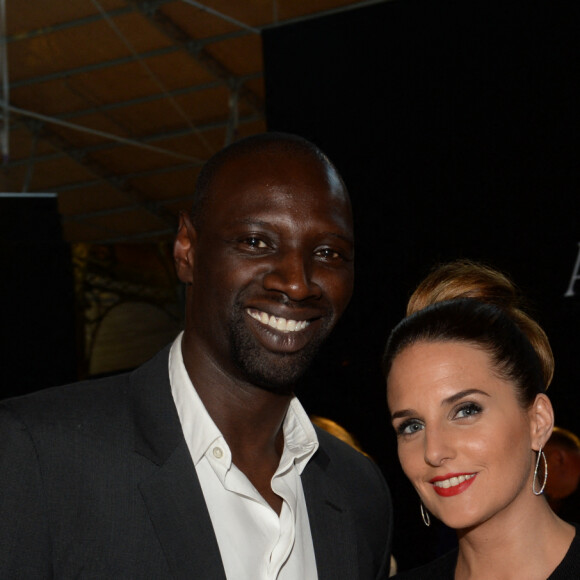 Omar Sy et sa femme Hélène - La maison Audemars Piguet a célébré le lancement de la nouvelle Millenary Femme au Carreau du Temple à Paris le 6 juillet 2015 .