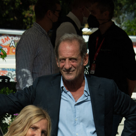 Sandrine Kiberlain, Vincent Lindon à Venise en marge du 78ème festival international du film de Venise, la Mostra le 11 septembre 2021.