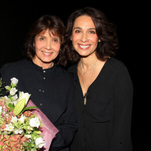 Exclusif - Marie Fugain et sa fille Stéphanie - Soirée des 20 ans de l'association Laurette Fugain avec la projection du documentaire "Et Nous?" au Cinéma Les 7 Batignolles à Paris le 8 novembre 2022. © Philippe Baldini / Bestimage 
