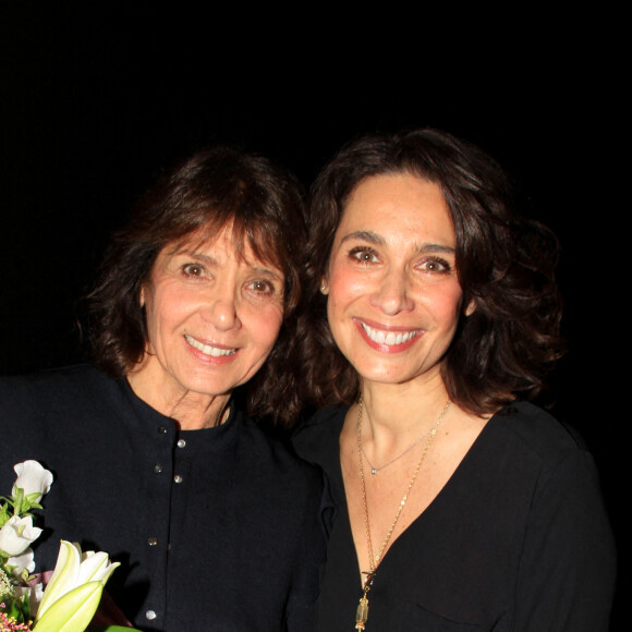 Exclusif - Marie Fugain et sa fille Stéphanie - Soirée des 20 ans de l'association Laurette Fugain avec la projection du documentaire "Et Nous?" au Cinéma Les 7 Batignolles à Paris le 8 novembre 2022. © Philippe Baldini / Bestimage 