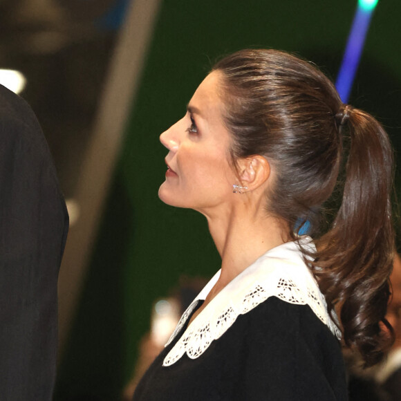 Le roi Felipe VI et la reine Letizia d'Espagne, inaugurent le 43ème Salon International du Tourisme (Fitur) à l'IFEMA Madrid, le 18 janvier 2023