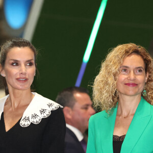 Le roi Felipe VI et la reine Letizia d'Espagne, inaugurent le 43ème Salon International du Tourisme (Fitur) à l'IFEMA Madrid, le 18 janvier 2023