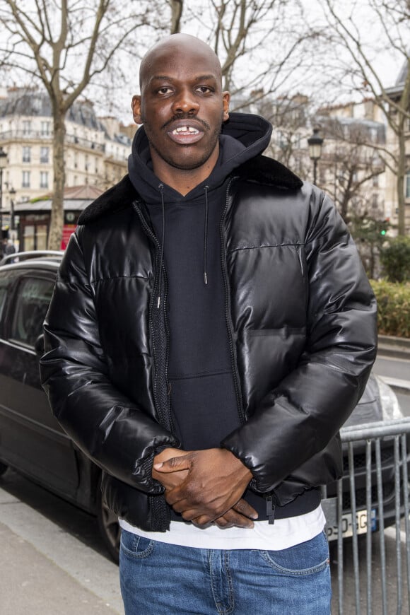 Exclusif - No Web - Jean-Pascal Zadi - Arrivées au Trianon, à Paris, pour la captation "Autour des Nommés" à l'occasion de la 46ème Cérémonie des César © Pierre Perusseau / Bestimage 