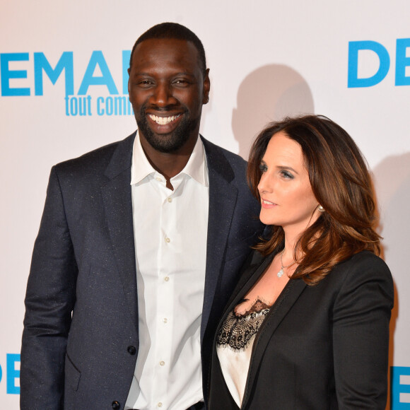 Omar Sy et sa femme Hélène - Avant première du film "Demain tout commence" au Grand Rex à Paris le 28 novembre 2016. © Coadic Guirec/Bestimage 