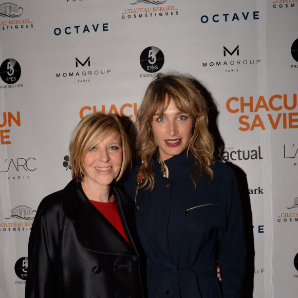 Info - Pauline Lefèvre est maman de jumeaux depuis deux mois - Semi-exclusif - Chantal Ladesou et Pauline Lefèvre lors de l'after party du film "Chacun sa vie" à L'Arc à Paris, France, le 13 mars 2017. © Rachid Bellak/Bestimage 