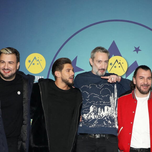 Ludovik, Rayane Bensetti, Vincent Desagnat, Michaël Youn, Hélèna Noguerra, Lucien Jean-Baptiste - 26e Festival de l'Alpe d'Huez, le 20 janvier 2023. © Dominique Jacovides/Bestimage