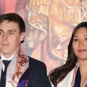 Louis Ducruet et sa femme Marie - Arrivées lors du 45ème Festival International du Cirque de Monte Carlo sous le chapiteau Fontvieille à Monaco le 20 janvier 2023. © Claudia Albuquerque/Bestimage 