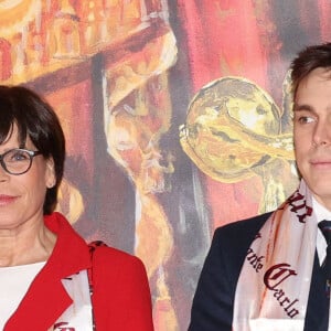 La princesse Stéphanie de Monaco, Louis Ducruet - Arrivées lors du 45ème Festival International du Cirque de Monte Carlo sous le chapiteau Fontvieille à Monaco le 20 janvier 2023. © Claudia Albuquerque/Bestimage 