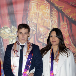 Louis Ducruet et sa femme Marie - Arrivées lors du 45ème Festival International du Cirque de Monte Carlo sous le chapiteau Fontvieille à Monaco le 20 janvier 2023. © Olivier Huitel/Pool/Bestimage 