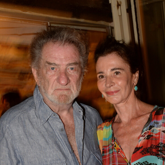 Eddy Mitchell et son épouse Muriel Bailleul