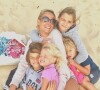 Elodie Gossuin avec ses quatre enfants