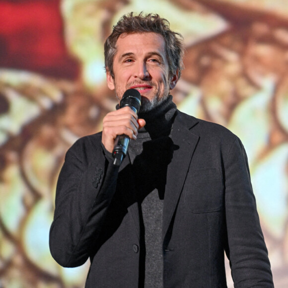 Guillaume Canet (réalisateur) lors de la présentation du film "Astérix et Obélix : L'Empire du Milieu" au Kinépolis à Bruxelles le 13 janvier 2023. © Frédéric Andrieu / Bestimage 