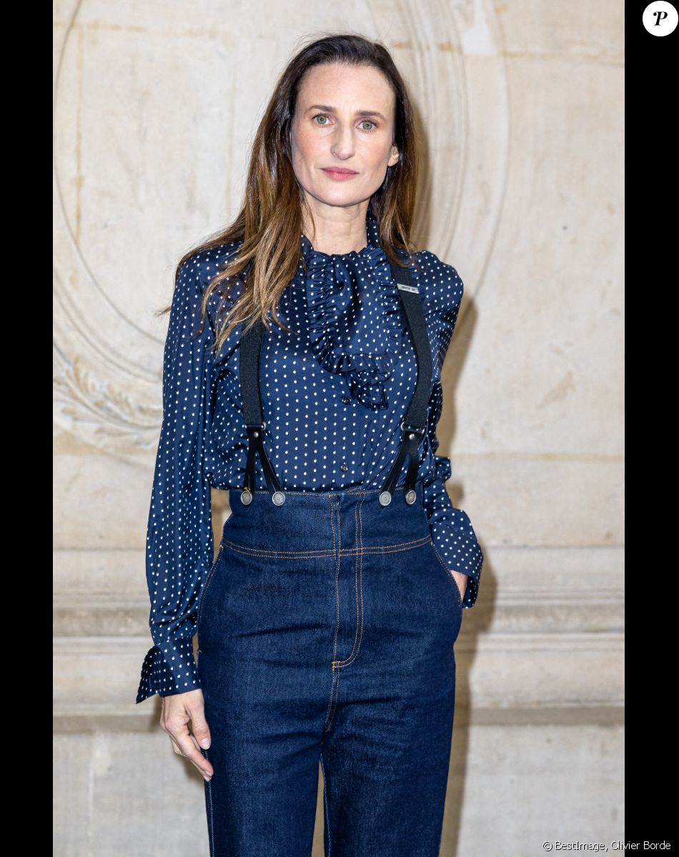 Camille Cottin - Photocall au défilé de mode Haute-Couture Christian Dior au musée Rodin lors de la Fashion Week Printemps-été 2023 de Paris, France, le 23 janvier 2023. © Olivier Borde/Bestimage