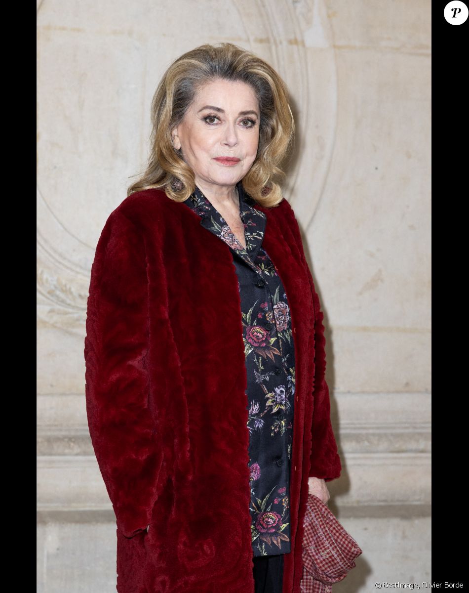 Catherine Deneuve - Photocall au défilé de mode Haute-Couture Christian Dior au musée Rodin lors de la Fashion Week Printemps-été 2023 de Paris, France, le 23 janvier 2023. © Olivier Borde/Bestimage