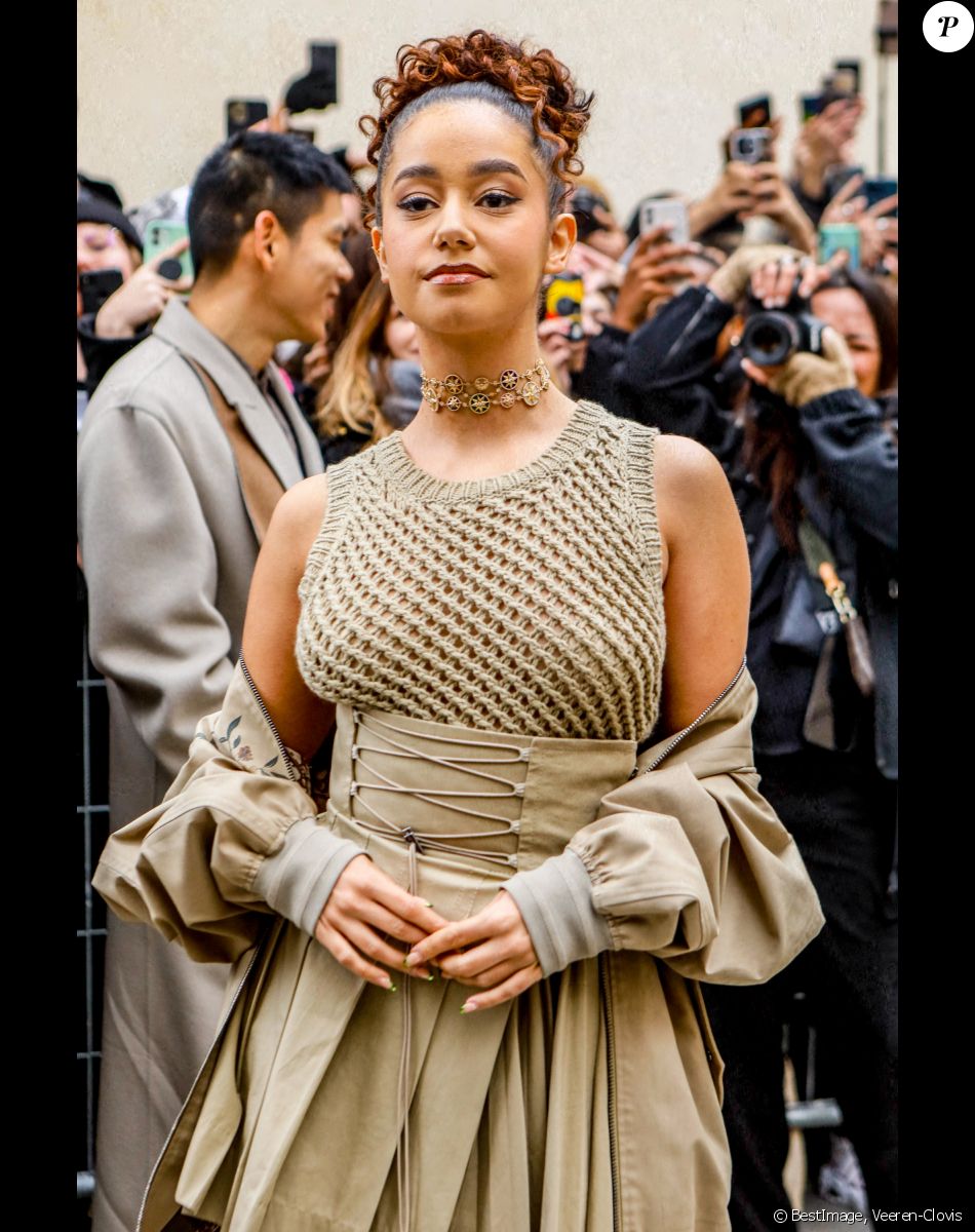 Lena Mahfouf (Lena Situations) - Arrivées au défilé de mode Haute-Couture Christian Dior au musée Rodin lors de la Fashion Week Printemps-été 2023 de Paris, France, le 23 janvier 2023. © Veeren-Clovis/Bestimage