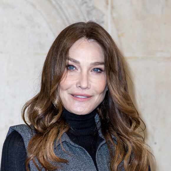 Carla Bruni-Sarkozy - Photocall au défilé de mode Haute-Couture Christian Dior au musée Rodin lors de la Fashion Week Printemps-été 2023 de Paris, France, le 23 janvier 2023. © Olivier Borde/Bestimage