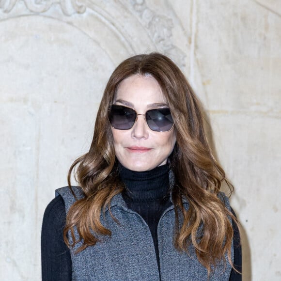 Carla Bruni-Sarkozy - Photocall au défilé de mode Haute-Couture Christian Dior au musée Rodin lors de la Fashion Week Printemps-été 2023 de Paris, France, le 23 janvier 2023. © Olivier Borde/Bestimage