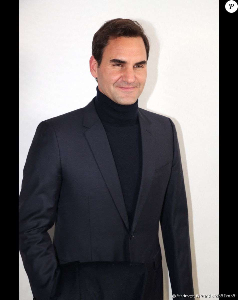 Roger Federer - Greeting au défilé de mode Haute-Couture Christian Dior au musée Rodin lors de la Fashion Week Printemps-été 2023 de Paris, France, le 23 janvier 2023. © Bertrand Rindoff Petroff/Bestimage