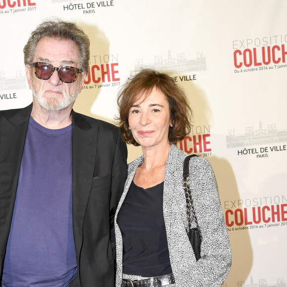 Eddy Mitchell et son épouse Muriel Bailleul.