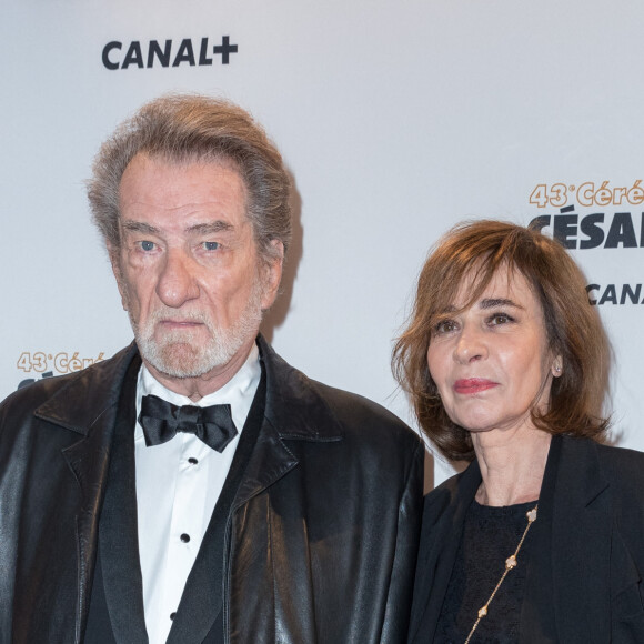 Eddy Mitchell et son épouse Muriel Bailleul.