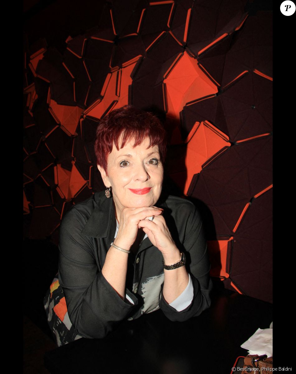 Semi Exclusif - Fabienne Thibeault lors du lancement de la nouvelle bouteille de vodka réalisée par le peintre Robert Combas à L'hôtel Marignan © Philippe Baldini / Bestimage
