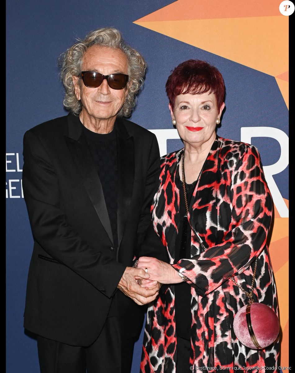 Exclusif - Luc Plamondon et Fabienne Thibeault - People à la générale de l'opéra-rock "Starmania" à la Seine Musicale de Boulogne-Billancourtle 8 novembre 2022 © Dominique Jacovides-Coadic Guirec/Bestimage