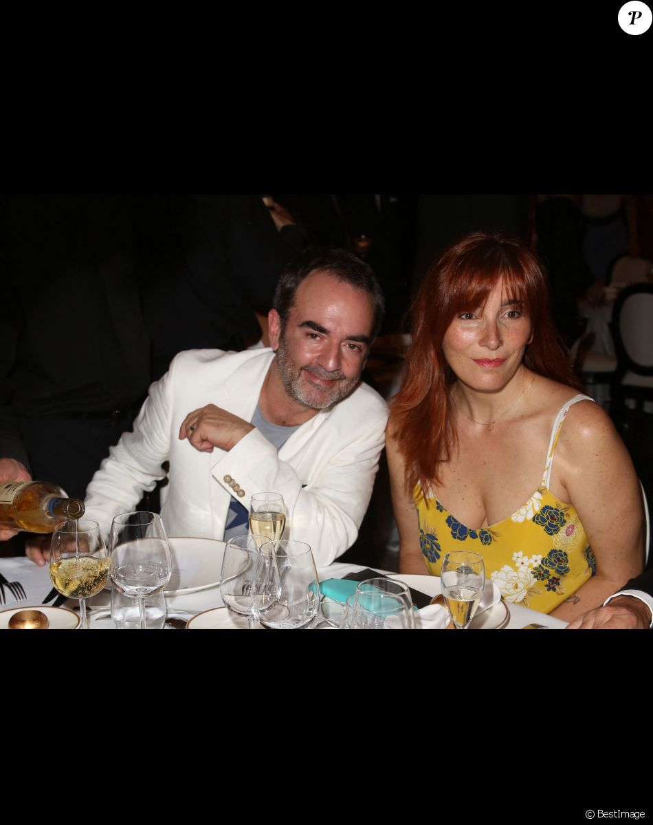 Exclusif - Bruno Solo et sa femme Véronique Cloche-Pin - Dîner de Gala dans le cadre de la grande campagne du Théâtre National de Chaillot pour la rénovation du Grand Foyer et de ses trésors Art Déco à Paris, le 29 juin 2015. Cette campagne est soutenue par la maison Lancel.