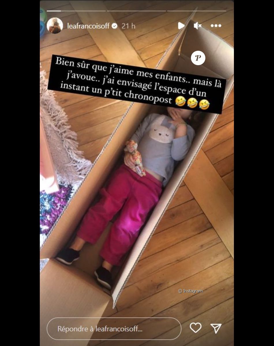 Léa François poste une publication hilarante de Louison