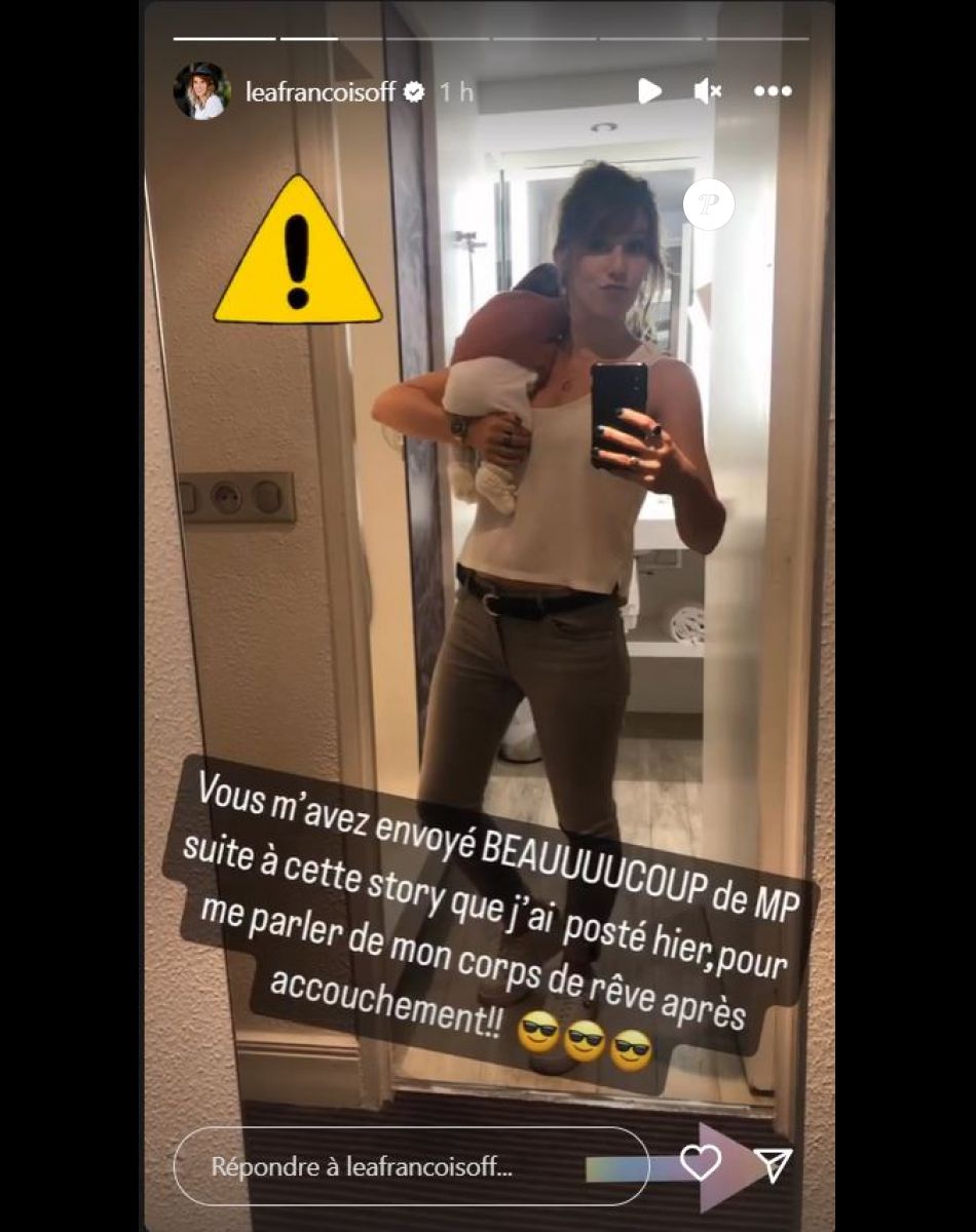 Un mois après son accouchement, Léa François impressionne les internautes