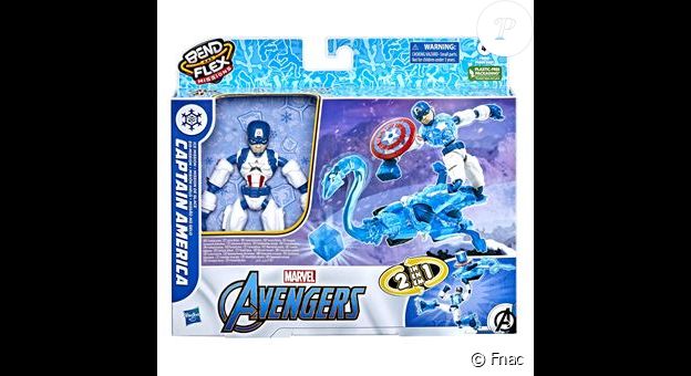 Cette figurine Avengers bend and flex missions Captain America se tord dans tous les sens pour des heures d'amusement