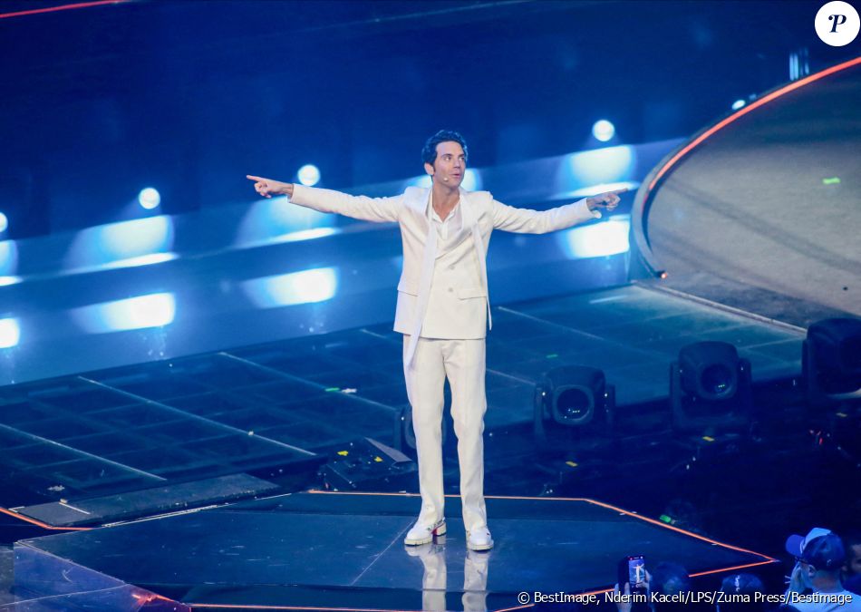 Mika - L&#039;Ukraine remporte le concours de chanson Eurovision 2022 au Pala Olimpico de Turin, Italie, le 14 mai 2022. © Nderim Kaceli/LPS/Zuma Press/Bestimage