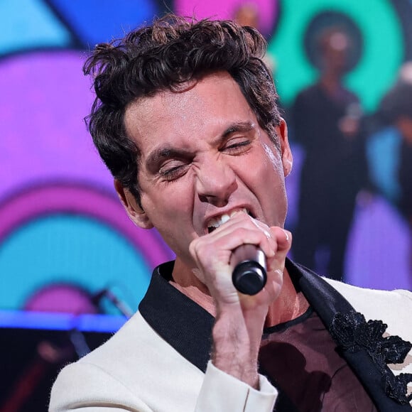 Exclusif - Mika - Enregistrement de l'émission "Le gala des Pièces Jaunes, le concert événement" au Zenith de Paris, diffusée le 28 janvier sur France 2. Le 25 janvier 2023 © Dominique Jacovides / Bestimage 